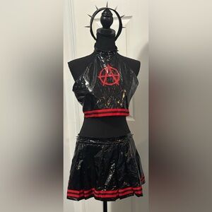 NWT Dolls Kill / Trickz N’ Treatz Lawless Anarchy Cheerleader Set